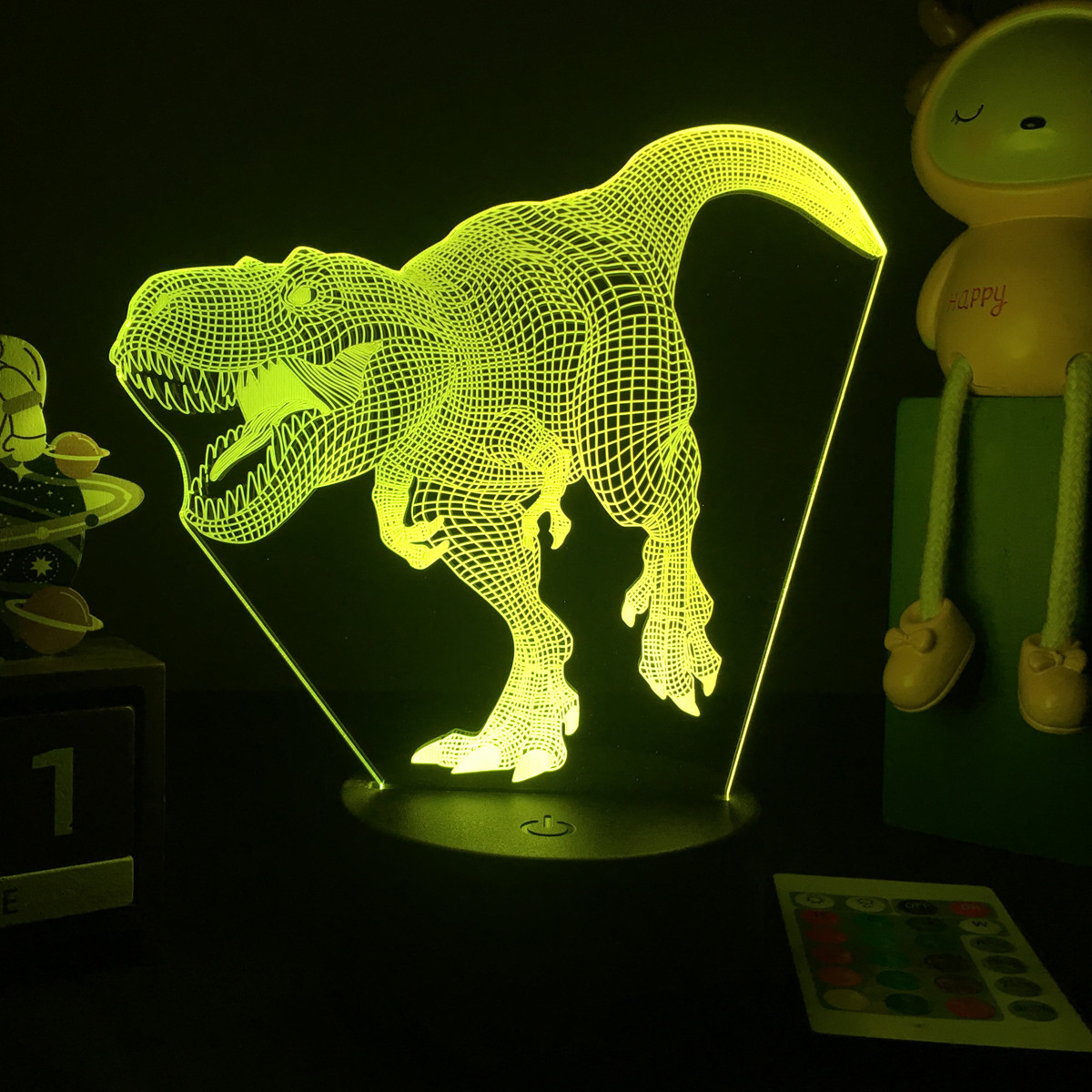 إضاءة ليلية ثلاثية الأبعاد لدي - مراجعة Floating Nightstand With Led Light وسعره