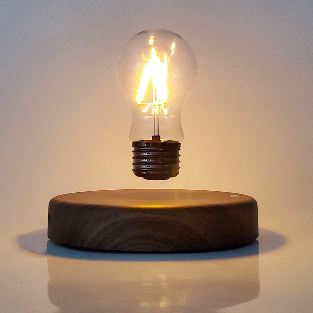 مصباح الإرتفاع المغناطيسي الإب - مراجعة Floating Nightstand With Led Light وسعره