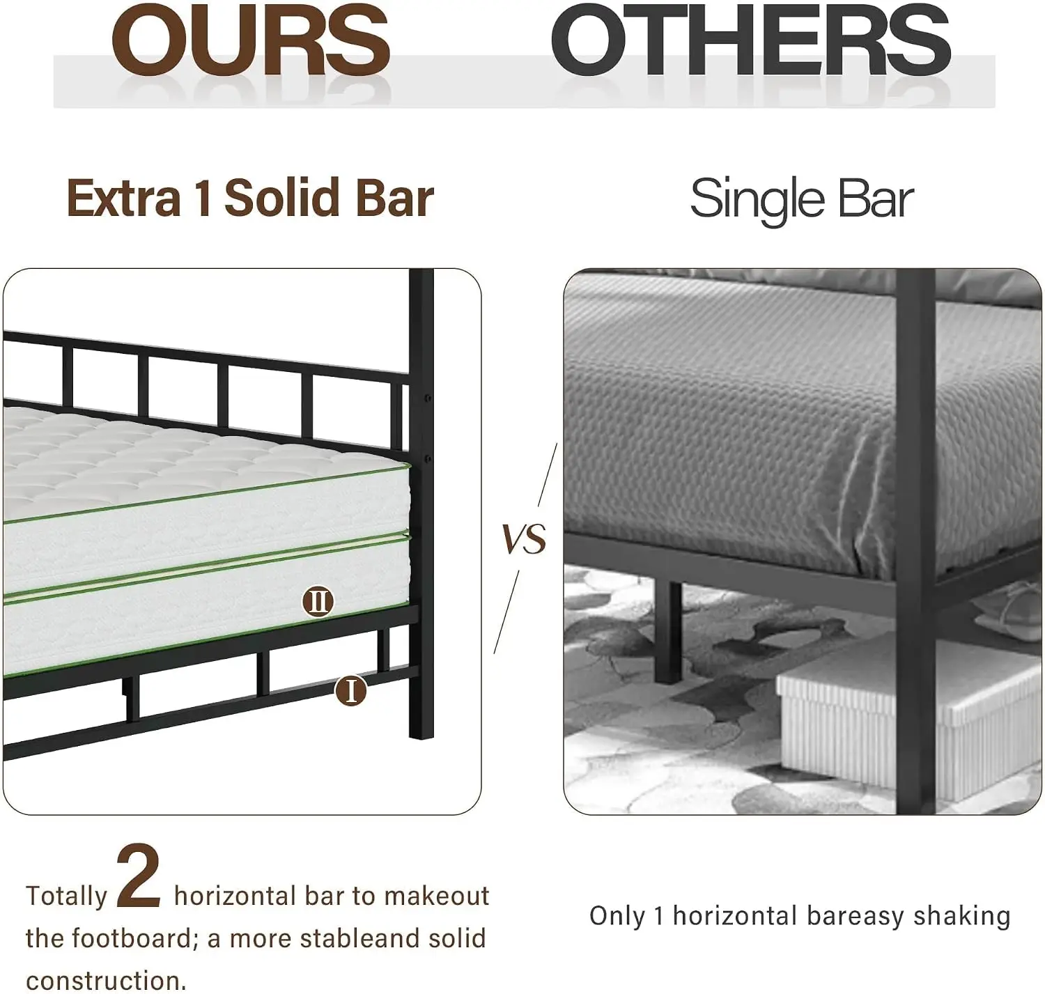 إطار سرير معدني بحجم كوين، قاع - مراجعة Canopy Bed Frame Metal Queen وسعره