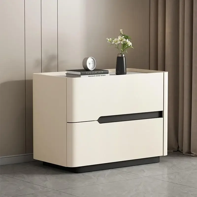 الشمال الحديثة طاولة ليلية تخز - مراجعة Solid Wood Nightstand 2 Drawers وسعره