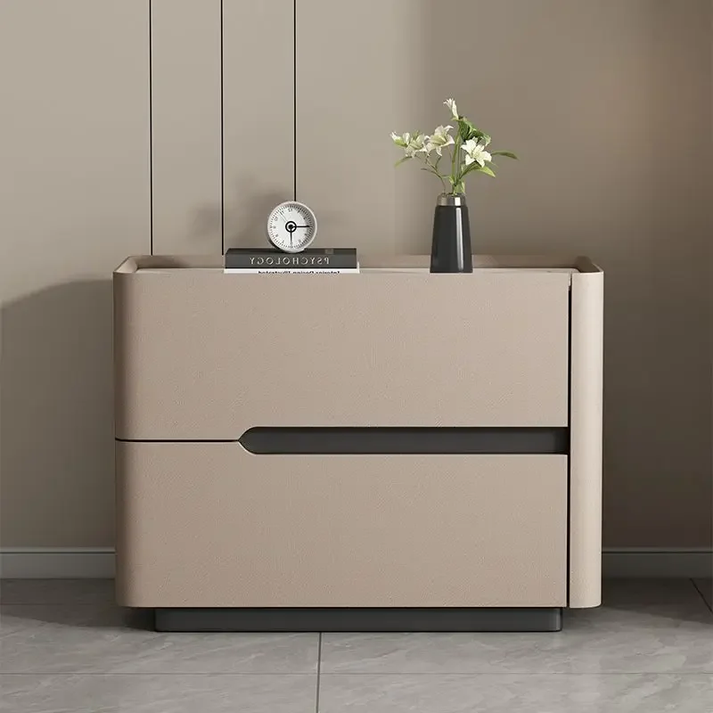 الشمال الحديثة طاولة ليلية تخز - مراجعة Solid Wood Nightstand 2 Drawers وسعره