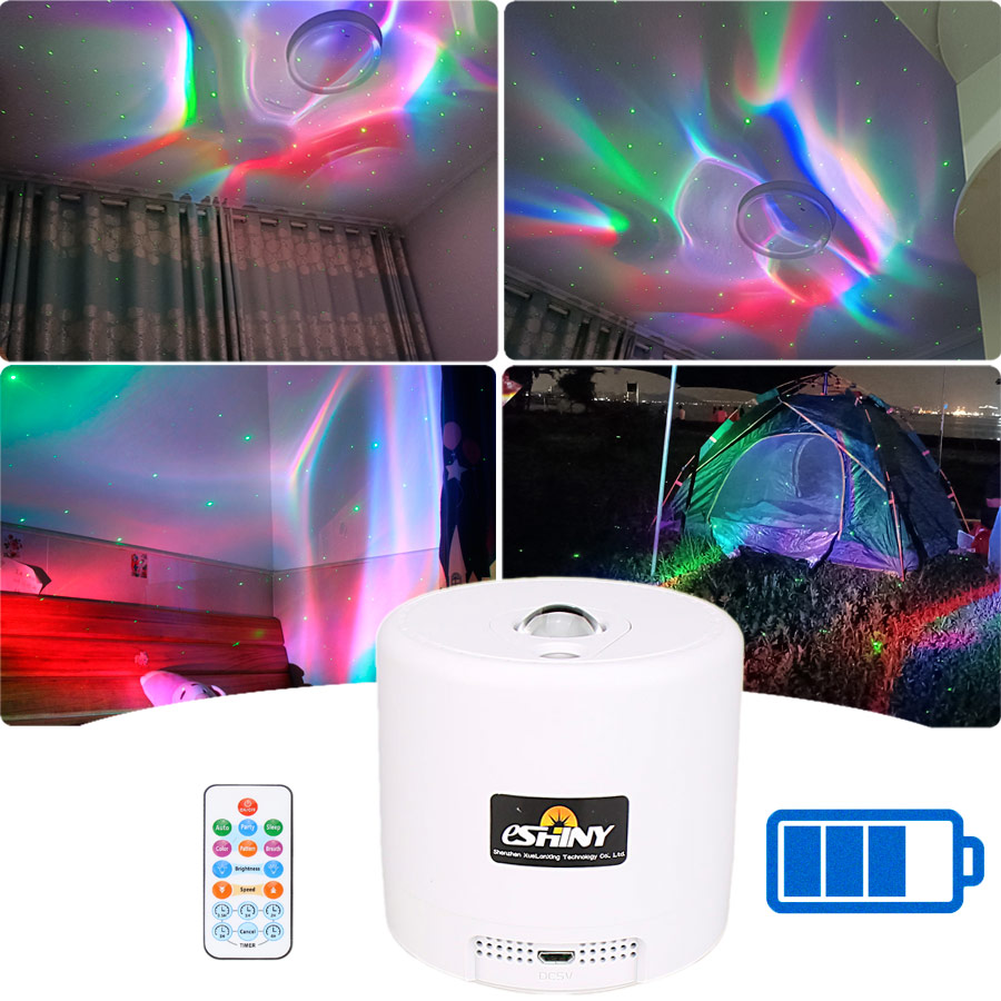 SA204 RGB LED محفز أورورا العا - مراجعة Floating Nightstand With Led Light وسعره