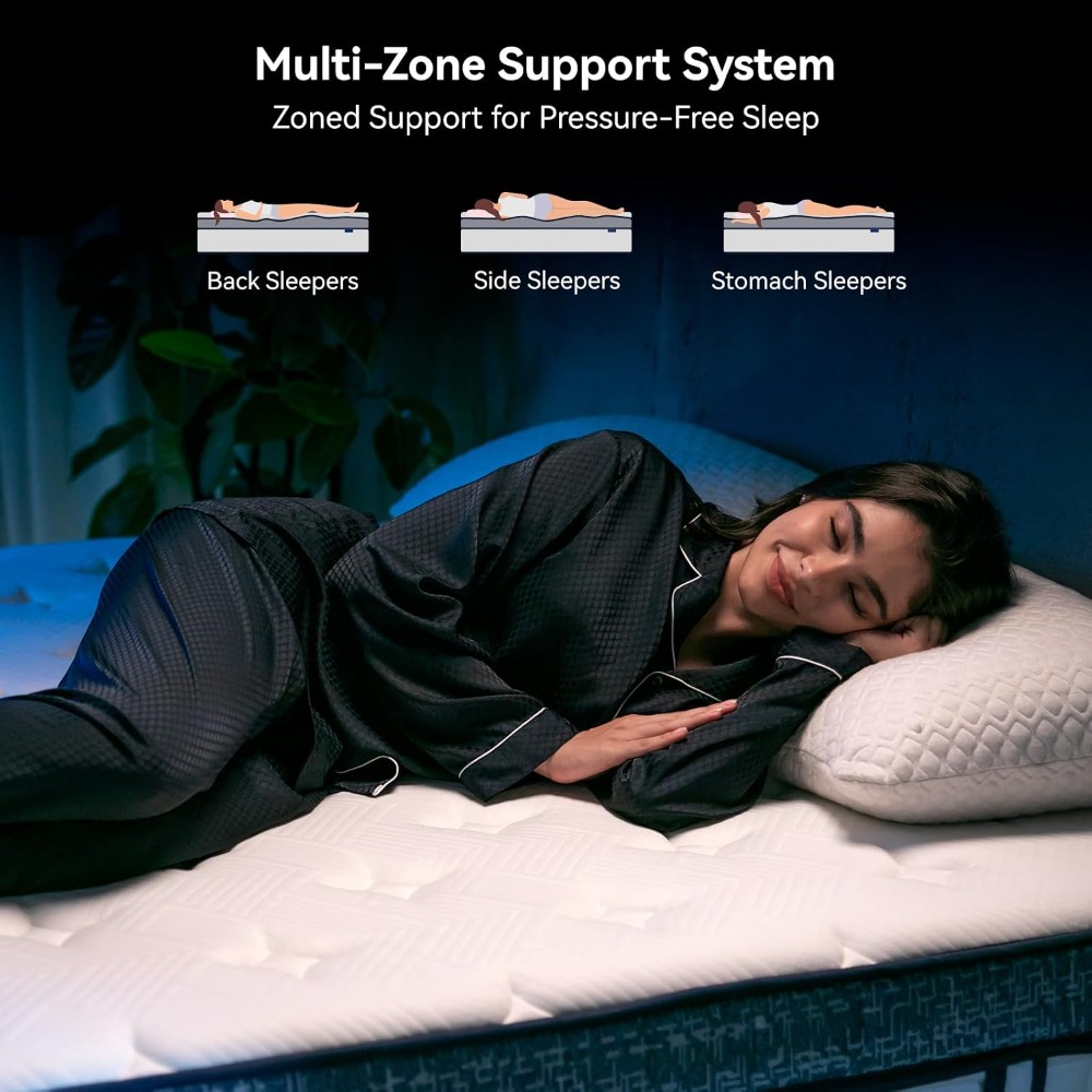 مرتبة كوين، مرتبة هايبرد مقاس  - مراجعة Memory Foam Mattress In A Box Queen وسعره
