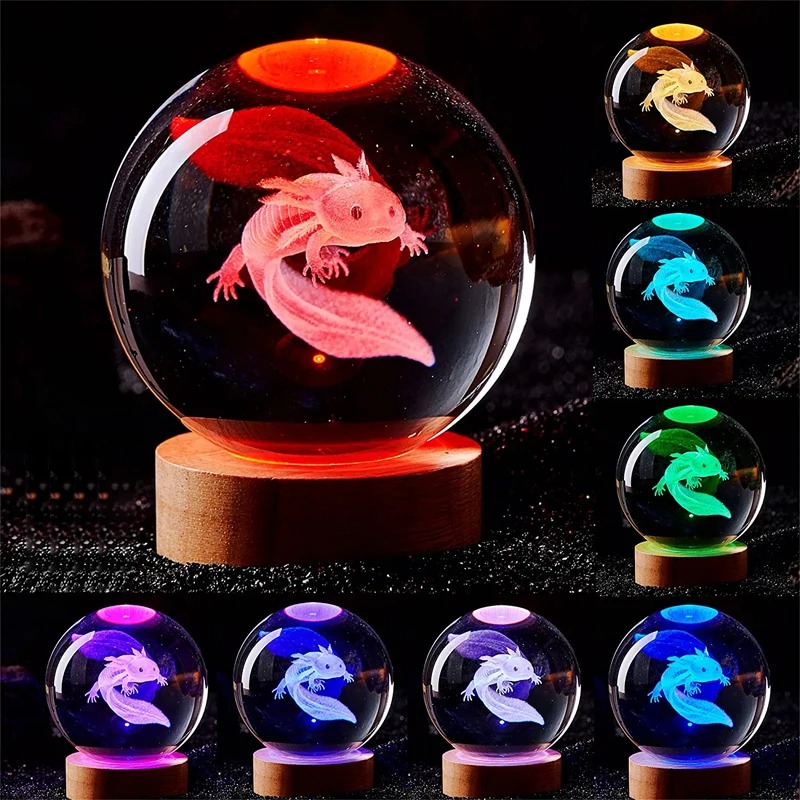 ثلاثية الأبعاد Axolotl محفورة  - مراجعة Floating Nightstand With Led Light وسعره