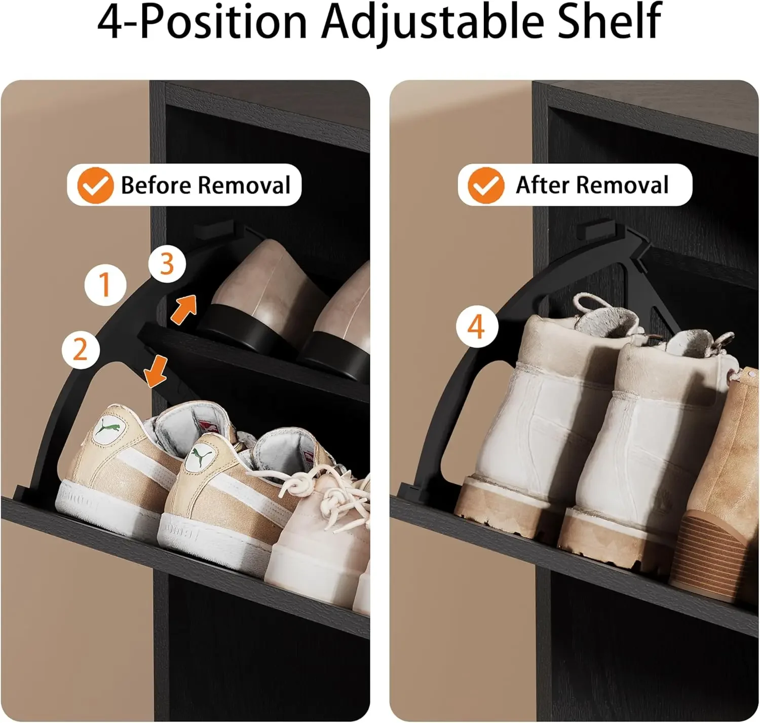 خزانة تخزين الأحذية، منظم أحذي - مراجعة Shoe Rack Cabinet Narrow Entryway وسعره