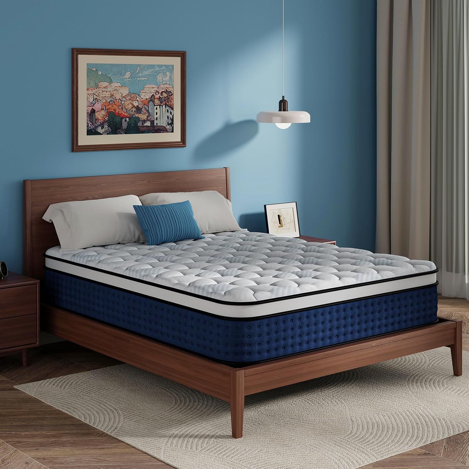 مرتبة هجينة مقاس كوين في صندوق - مراجعة Memory Foam Mattress In A Box Queen وسعره