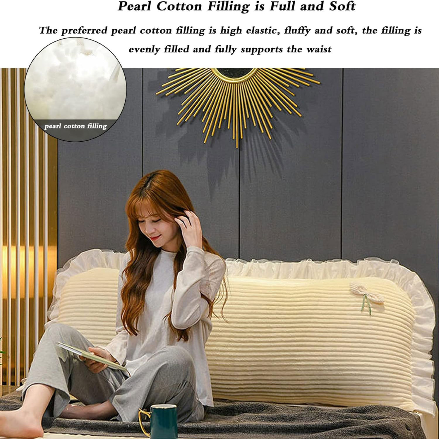 90/120/150 سنتيمتر حصير وسادة  - مراجعة Headboard Cushion Backrest Tatami وسعره