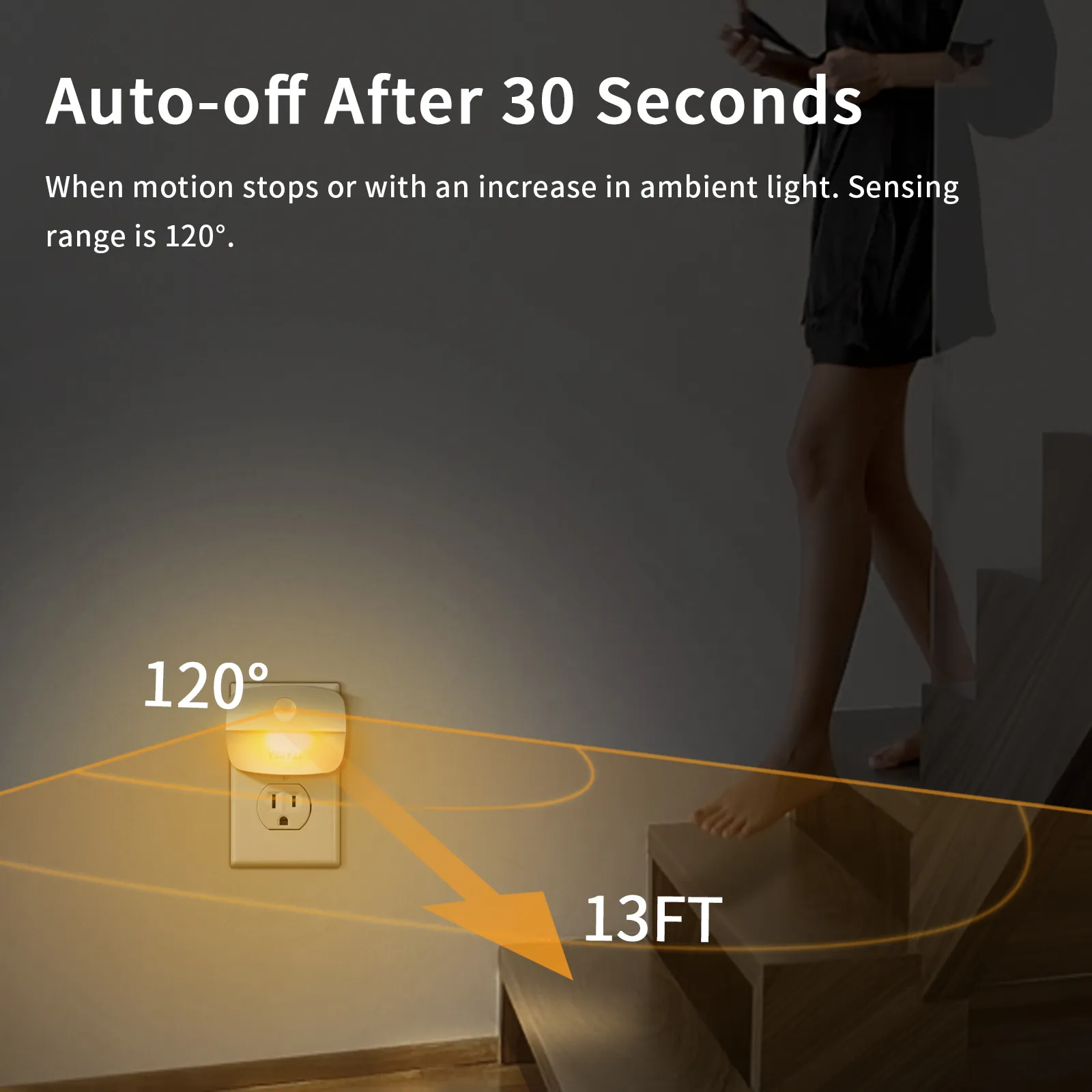 مصباح ليلي LED مع مستشعر حركة  - مراجعة Floating Nightstand With Led Light وسعره