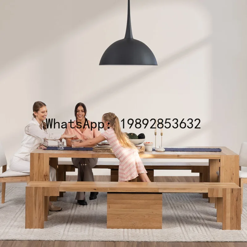 طاولة طعام قابلة للتمديد H5.15 - مراجعة Chairs وسعره