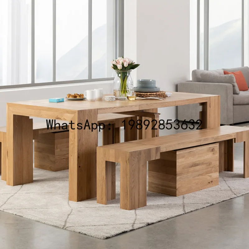 طاولة طعام قابلة للتمديد H5.15 - مراجعة Chairs وسعره