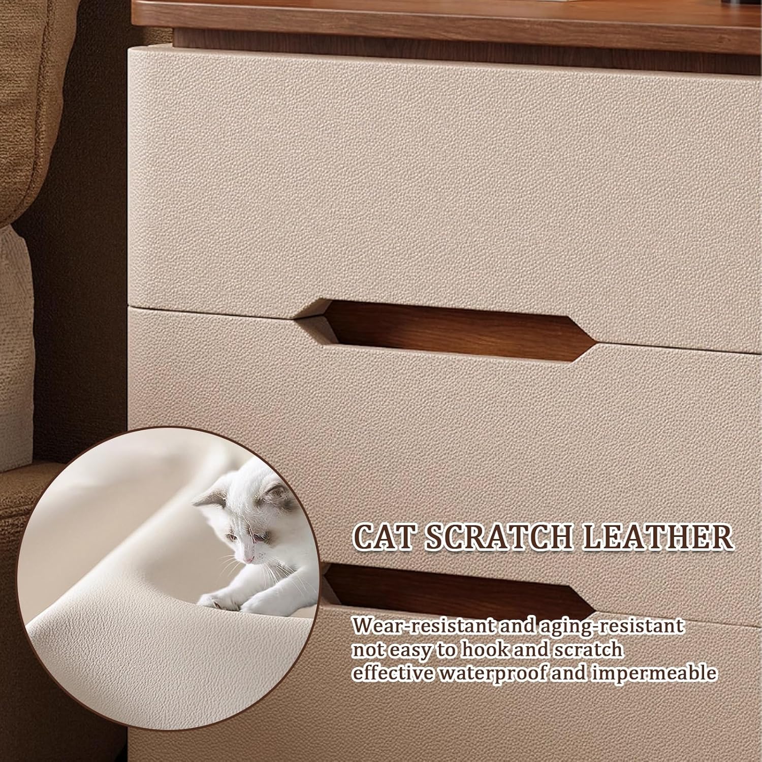 طاولات جانبية للسرير في غرفة ا - مراجعة Solid Wood Nightstand 2 Drawers وسعره